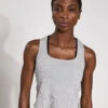 Jodie Tank - Grey Marle -The Sports Edit Store Lilybod JODIE Tank Grey Marle LC131 GM 0001