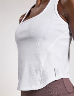 Jodie Tank - White 8 Jodie Tank - White -The Sports Edit Store Lilybod JODIE Tank White LC131 WT 0005