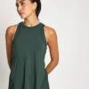 Kendall Tank - Deep Green -The Sports Edit Store Lilybod KENDALL Tank LT60 DG Deep Green 0007