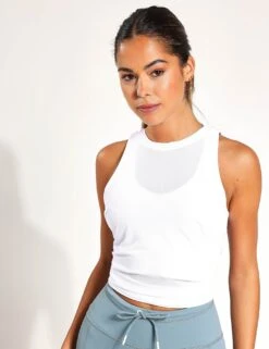 Kendall-XR Tank Top - Signature White -The Sports Edit Store Lilybod KENDELL TANK TOP XR LT60 W Signature White 0003
