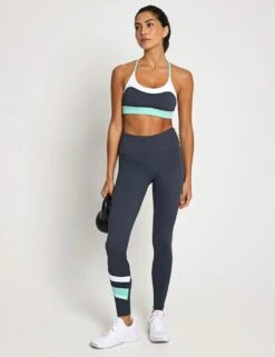 Limitless Legging - Charcoal/Teal -The Sports Edit Store Lilybod LIMITLESS Legging LL139 CHT Charcoal Teal 0003