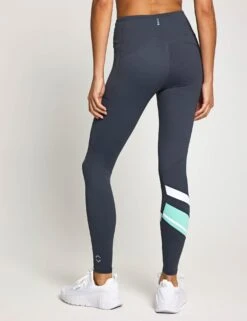 Limitless Legging - Charcoal/Teal -The Sports Edit Store Lilybod LIMITLESS Legging LL139 CHT Charcoal Teal 0004