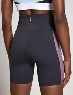 Limitless Short - Charcoal With Pale Blue -The Sports Edit Store Lilybod LIMITLESS Short Charcoal with Pale Blue LS34 CH BB 0003