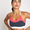Limitless Sports Bra - Charcoal/Coral 2 Limitless Sports Bra - Charcoal/Coral -The Sports Edit Store Lilybod LIMITLESS Sports Bra LC103 CHR Charcoal coral 0010