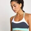 Limitless Sports Bra - Charcoal/Teal -The Sports Edit Store Lilybod LIMITLESS Sports Bra LC103 CHT Charcoal Teal 0006