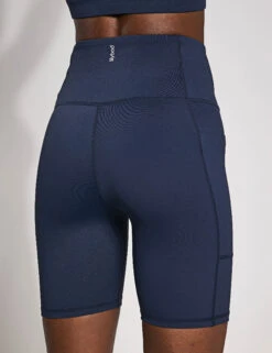 Lottie Bike Short - Navy Blue -The Sports Edit Store Lilybod LOTTIE Bike Short Navy Blue LS31 NB 0027