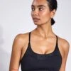 Limit High-Shine Sports Bra - Animal Black 2 Limit High-Shine Sports Bra - Animal Black -The Sports Edit Store Lilybod Limit High Shine bra LC103 BLP High Shine Animal Black 0007