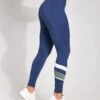 Limitless Legging - Navy-Green-White -The Sports Edit Store Lilybod Limitless legging LL139 NCR Navy Green White 0001