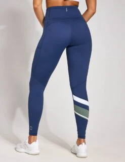 Limitless Legging - Navy-Green-White -The Sports Edit Store Lilybod Limitless legging LL139 NCR Navy Green White 0003