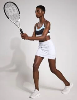 Maya Skirt - White 9 Maya Skirt - White -The Sports Edit Store Lilybod MAYA Skirt White LSK02 WT X 0008