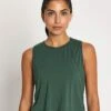 Mia Tank - Deep Green -The Sports Edit Store Lilybod MIA Tank LT118 DG Deep Green 0010