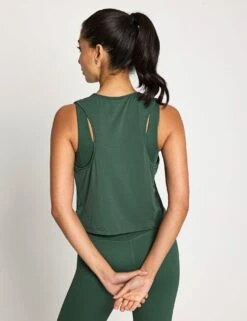 Mia Tank - Deep Green 7 Mia Tank - Deep Green -The Sports Edit Store Lilybod MIA Tank LT118 DG Deep Green 0021