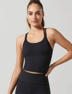 Monica Bra Top - Black -The Sports Edit Store Lilybod Monica Tarmac Black LC66 TB 6