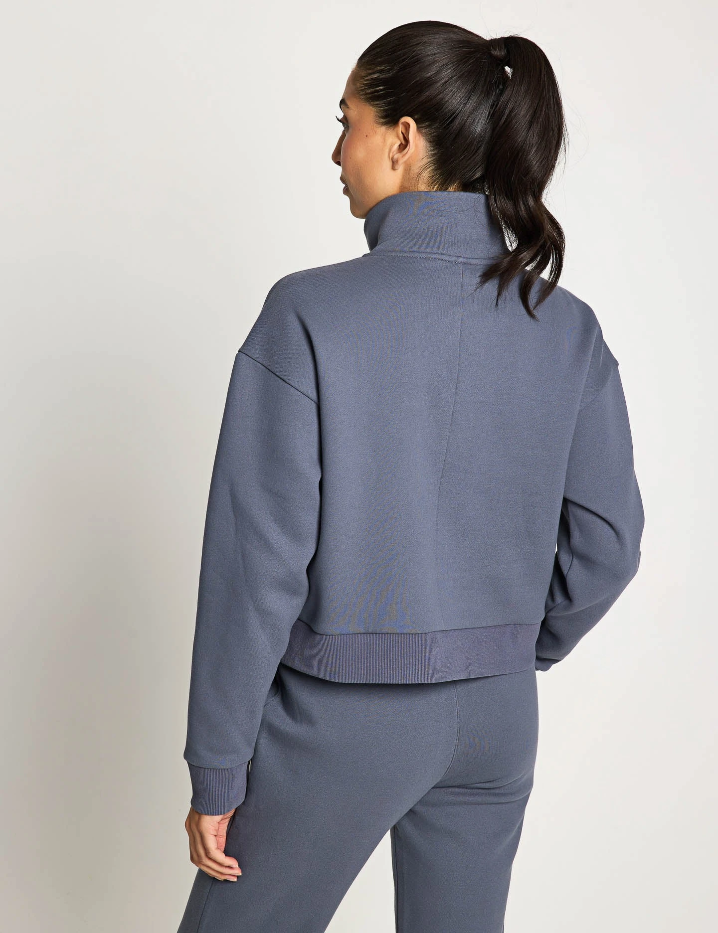 Rihanna Stripe Sweat - Charcoal 4 Rihanna Stripe Sweat - Charcoal - Image 2