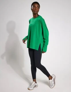 Shelby Sweat - Kelly Green -The Sports Edit Store Lilybod SHELBY Sweat Kelly Green LT114 KG 0011