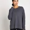 Shelby Sweat - Charcoal 2 Shelby Sweat - Charcoal -The Sports Edit Store Lilybod SHELBY Sweat LT114 CH Charcoal 0004