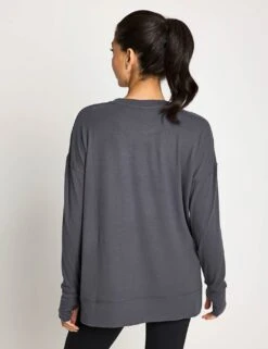 Shelby Sweat - Charcoal -The Sports Edit Store Lilybod SHELBY Sweat LT114 CH Charcoal 0014