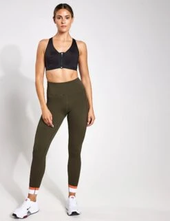 Strike-Back Legging - Olive Green -The Sports Edit Store Lilybod Strike Back Legging LL140 OG Olive Green 0019