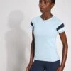 Willow Tee - Light Blue -The Sports Edit Store Lilybod WILLOW Tee Light Blue LT116 LL 0001