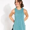 Zela Tank Top - Teal -The Sports Edit Store Lilybod ZELA MESH Tank LT53 TL Teal 0009