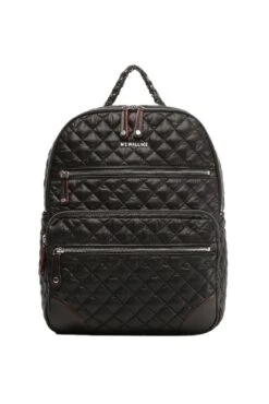 MZ Wallace Crosby Backpack - Black Oxford Nylon