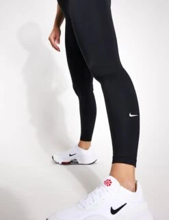 Nike One High-Rise Leggings - Women's Performance Tights 13 Nike One High-Rise Leggings - Women's Performance Tights -The Sports Edit Store NIKE one leggings dm7278 010 black white 0019