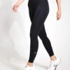 Nike One High-Rise Leggings - Women's Performance Tights -The Sports Edit Store NIKE one leggings dm7278 010 black white 0021