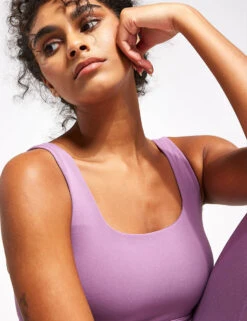 Nike Alate Ellipse Longline Bra - Violet Dust/White -The Sports Edit Store Nike Alate Ellipse Long Line Bra do6619 536 Violet White 0020