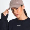 Nike Club Unstructured Cap - Mink Brown/Sail -The Sports Edit Store Nike Club Unstructured Cap Mink Brown Sail FZ5698 214 0001