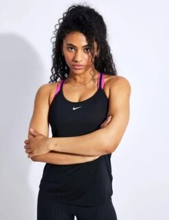 Nike Dri-FIT One Elastika Women's Training Tank - Black/White
