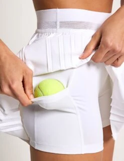 NikeCourt Advantage Dri-FIT Pleated Tennis Skirt - White -The Sports Edit Store Nike NikeCourt Advantage Dri FIT Pleated Tennis Skirt White FZ6512 100S 0022