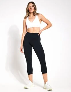 Nike One High Waisted Crop Leggings - Black -The Sports Edit Store Nike One High Waisted Crop Leggings Black FN3236 010 S 0007