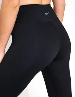 Nike One High Waisted Crop Leggings - Black -The Sports Edit Store Nike One High Waisted Crop Leggings Black FN3236 010 S 0008
