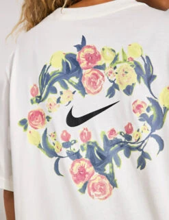 Nike Sportswear Artist Collection Short-Sleeve T-Shirt - Sail/Floral -The Sports Edit Store Nike Sportswear Artist Collection Short Sleeve T Shirt Sail Floral HF4683 133 SAIL FLORAL S 0033