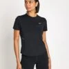 Nike Swift Dri-FIT Short-Sleeve Running Top - Black/Reflective Silver -The Sports Edit Store Nike Swift Dri FIT Short Sleeve Running Top HM9698 010S Black Reflective Silver 0005