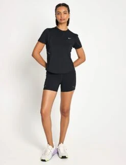 Nike Swift High Waisted 4" Tight Running Shorts - Black/Reflective Silver 9 Nike Swift High Waisted 4" Tight Running Shorts - Black/Reflective Silver -The Sports Edit Store Nike Swift High Waisted 4 Tight Running Shorts HJ2258 010S Black Reflective Silver 0001