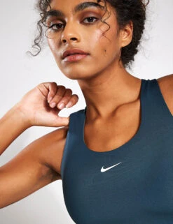 Nike Swoosh Bra Tank - Deep Jungle/White 9 Nike Swoosh Bra Tank - Deep Jungle/White -The Sports Edit Store Nike Swoosh Bra Tank dv9897 328 Jungle White 0026