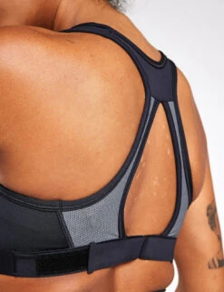 Nike Swoosh High Support Bra - Black/Iron Grey/White -The Sports Edit Store Nike Swoosh High Support Bra dx6815 010 Black Grey White 0022 7f50a055 3e1a 4bce 98c8 7cf43fef7213