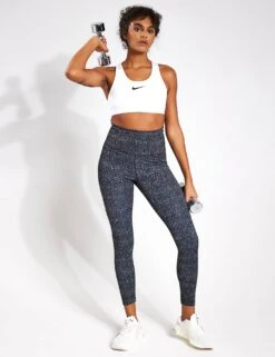 Nike Swoosh High Support Bra - White/Black -The Sports Edit Store Nike Swoosh High Support Bra dx6815 100 White Black 0041