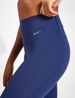 Nike Zenvy High Waisted Leggings - Midnight Navy/Black -The Sports Edit Store Nike Zenvy High Waisted Leggings dq6013 410 Navy Black 0024