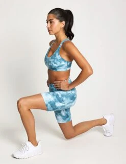 Nike Zenvy Light Support Printed Sports Bra - Smokey Blue/White 12 Nike Zenvy Light Support Printed Sports Bra - Smokey Blue/White -The Sports Edit Store Nike Zenvy Light Support Printed Sports Bra HF5423 006S Smokey Blue White 0020