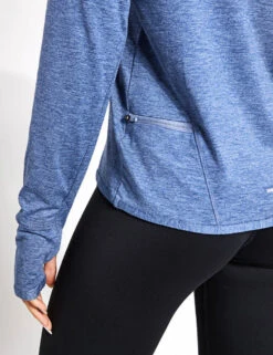 Nike Dri-FIT Swift Element UV Crew Neck Top - Ashen Slate/Reflective Silver -The Sports Edit Store Nike nike dri fit swift element UV crew neck top ashen slate fp4297 493 0023