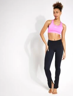 Nike One High Waisted Split-Hem Leggings - Black -The Sports Edit Store Nike nike one hw split hem leggings black fn4148 010 0003