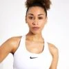 Nike Swoosh Medium Support Bra - White/Stone Mauve/Black -The Sports Edit Store Nike nike swoosh medium support bra white stone DX6821 100 0001