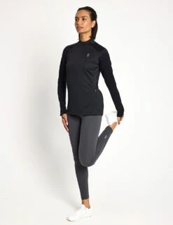 On Running Climate Shirt - Black | Technical Long-Sleeve Running Top -The Sports Edit Store ON Running Climate Shirt 1WE10780553BLS Black 0017