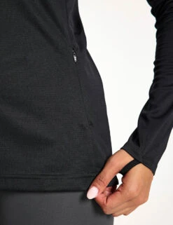 On Running Climate Shirt - Black | Technical Long-Sleeve Running Top -The Sports Edit Store ON Running Climate Shirt 1WE10780553BLS Black 0028