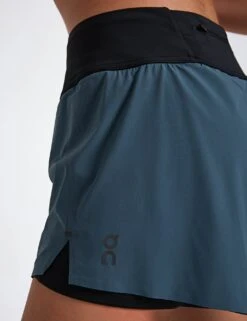 On Running Performance Track Shorts in Stone -The Sports Edit Store ON Running Running Shorts Stone 1WE11950297Stone 0014