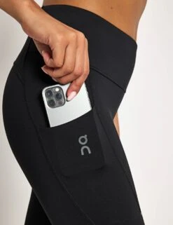 On Running Performance Tights 7/8 - Black -The Sports Edit Store On Running Performance Tights 7 8 1WE11920553BLS Black 0025