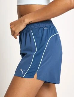 Puma Velocity 5" Running Shorts - Dark Indigo -The Sports Edit Store PUMA W RUN VELOCITY 5 SHORT 526587 80 Dark Indigo 0002