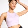 Puma PWR Ultraform Graphic Bra - Grape Mist -The Sports Edit Store PUMA pwr ultraform graphic bra grape mist 52505160 Grape Mist S 0004